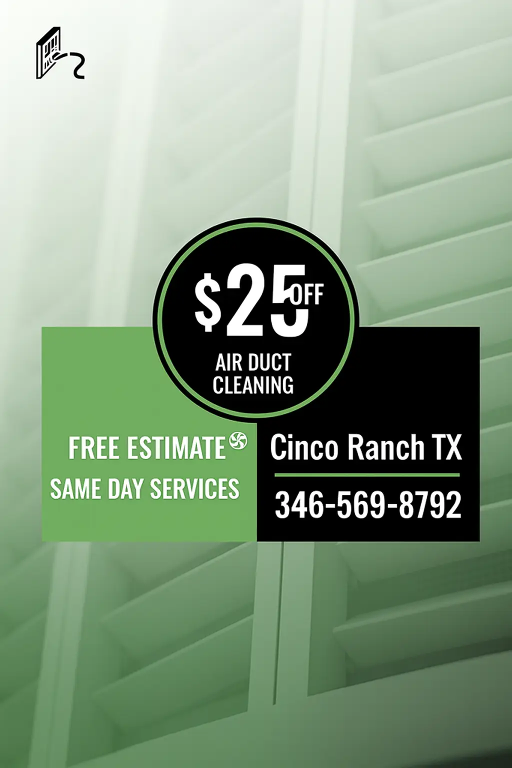 Air Duct Vent Cleaning Cinco Ranch TX Coupon
